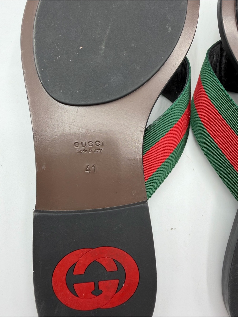 Gucci Kika Interlocking GG Sandals Size 41 - Picture 9 of 9